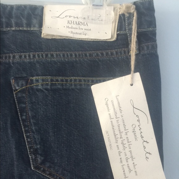 Loomstate organic cotton dark wash jeans - Picture 4 of 6